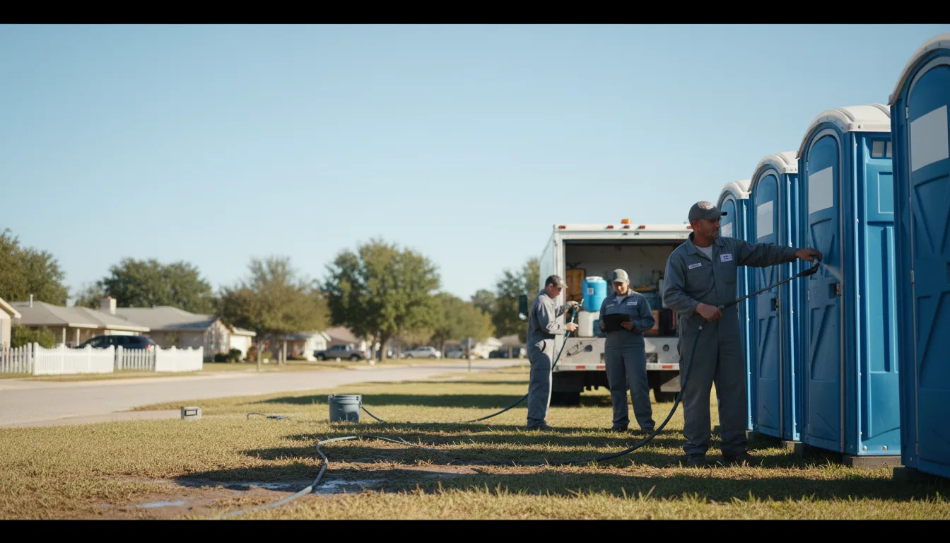 Long-Term Portable Toilet Rental in High Island, TX near me